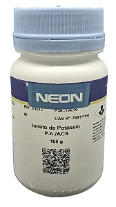 IODETO DE POTASSIO PA ACS 100G CAS 7681-11-0