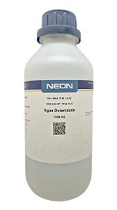 AGUA DEIONIZADA 1L CAS 7732-18-5