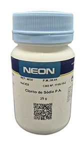CLORITO DE SODIO 25G CAS 7758-19-2