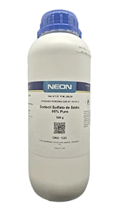 DODECIL SULFATO DE SODIO 95% PURO 500G CAS 151-21-3