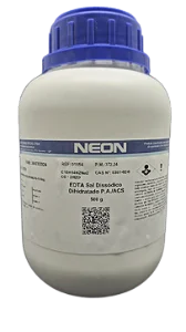 EDTA SAL DISSODICO DIHIDRATADO PA ACS 500G CAS 6381-92-6