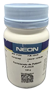 FERROCIANETO DE POTASSIO PA ACS 100G CAS 13746-66-2