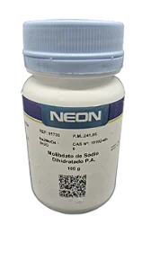 MOLIBDATO DE SODIO DIHIDRATADO PA 100G CAS 10102-40-6