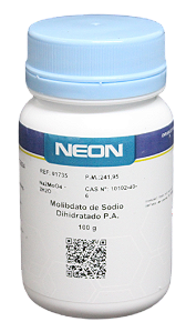 MOLIBDATO DE SODIO DIHIDRATADO PA 100G CAS 10102-40-6