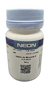 IODETO DE MERCURIO II PA ACS 100G CAS 7774-29-0