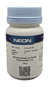 NITROPRUSSIATO DE SODIO DIHIDRATADO PA 100G CAS 13755-38-9