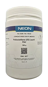 POLIOXIETILENO (23) LAURIL ETER 500G CAS 9002-92-0