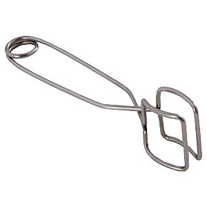 PINCA PARA TUBO DE ENSAIO EM ACO INOX 18CM