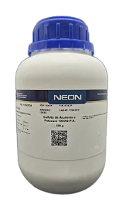 SULFATO DE ALUMINIO POTASSIO DODECAHIDRATADO PA 500G CAS 7784-24-9