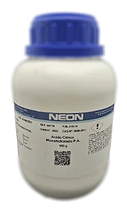 ACIDO CITRICO MONOHIDRATADO PA 500G CAS 5949-29-1