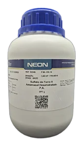 SULFATO DE FERRO II AMONICAL HEXAHIDRATADO PA 500G CAS 7783-85-9
