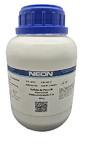 SULFATO DE FERRO III AMONIACAL DODECAHIDRATADO PA 500G CAS 7783-83-7