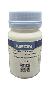 SULFATO DE MERCURIO II PA 100G CAS 7783-35-9