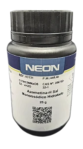 AZOMETINA-H SAL MONOSSODICO HIDRATADADO 25G CAS 206752-32-1