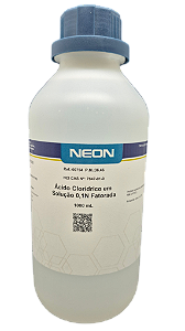 SOLUCAO ACIDO CLORIDRICO 0,1N FATORADA 1L CAS 7647-01-0 *SSP*