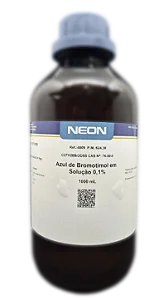 SOLUCAO AZUL DE BROMOTIMOL 0,1% 1L CAS 76-59-5