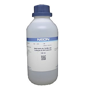 SOLUCAO HIDROXIDO DE SODIO 0,1N FATORADA 1L CAS 1310-73-2