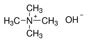 SOLUCAO HIDROXIDO DE TETRAMETILAMONIO 25% EM METANOL 100ML CAS 75-59-2