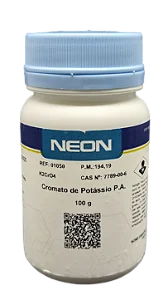 CROMATO DE POTASSIO PA 100G CAS 7789-00-6 *PF*