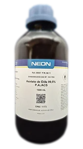 ACETATO DE ETILA 99,5 PA ACS 1L CAS 141-78-6 *PF/SSP*