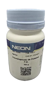 PERMANGANATO DE POTASSIO PA 100G CAS 7722-64-7 *PF/SSP*