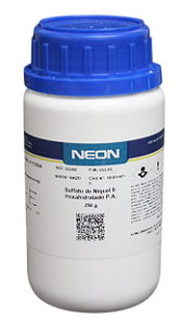 SULFATO DE NIQUEL II HEXAHIDRATADO PA 250G CAS 10101-97-0