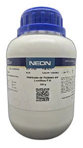 HIDROXIDO DE POTASSIO LENTILHAS PA 500G CAS 1310-58-3 *SSP*