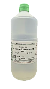 ALCOOL ETILICO ABSOLUTO 99,5% PURO 1L