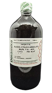 ALCOOL ETILICO ABSOLUTO PA ACS 99,8% 1L