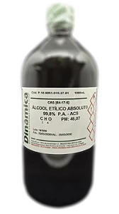 ALCOOL ETILICO ABSOLUTO PA ACS 99,8% 1L