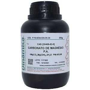 CARBONATO DE MAGNESIO PA 250G