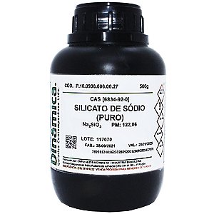 SILICATO DE SODIO PURO 500G