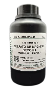 SULFATO DE MAGNESIO SECO PA 500G