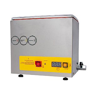 BANHO ULTRASSONICO 3L 40KHZ COM AQUECIMENTO GABINETE EM ACO INOX E TIMER