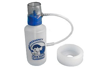 FRASCO LAVA OLHOS DE EMERGENCIA 500ML COM BASE