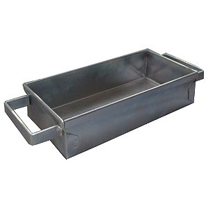 BANDEJA DE ACO GALVANIZADA 20X10X5CM COM ALCA