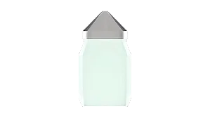 PICNOMETRO DE VIDRO 950ML COM TAMPA CONICA METALICA