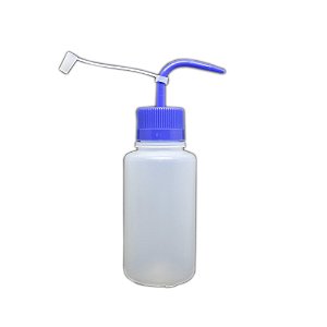 PISSETA SEM GRADUACAO 250ML BICO CURVO AZUL