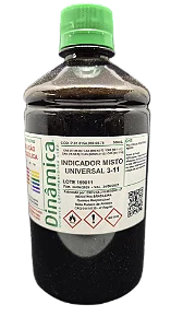 SOLUCAO INDICADOR UNIVERSAL DE PH 3 A 11 500ML