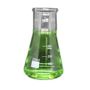 ERLENMEYER DE VIDRO BOCA LARGA 250ML