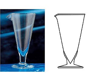 COPO DE VIDRO PARA PRECIPITACAO OU SEDIMENTACAO 125ML SEM GRADUACAO