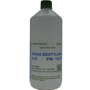 AGUA DESTILADA 1L PARA FINS INDUSTRIAIS