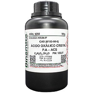 ACIDO OXALICO CRISTAL 2H2O PA 500G