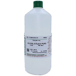 ALCOOL ETILICO 95% 1L PURO