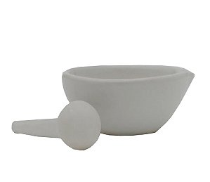 GRAL DE PORCELANA COM PISTILO 180ML PERFECTA