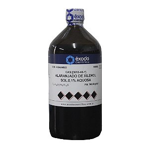 ALARANJADO DE XILENOL SOLUCAO 0,1% AQUOSA 1L