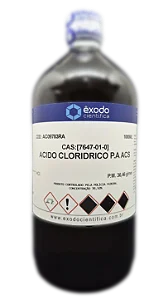ACIDO CLORIDRICO 36,5-38% PA ACS 1L *PF/SSP*