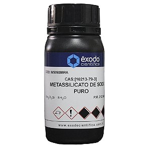 METASSILICATO DE SODIO PURO 5H2O 500G