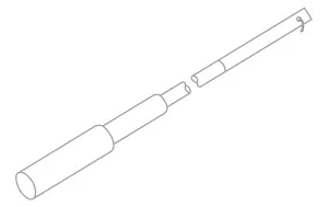 PEGADOR DE BARRAS PEQUENA 10X270MM