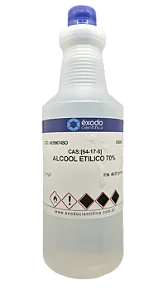 ALCOOL ETILICO SOLUCAO 70% 1L